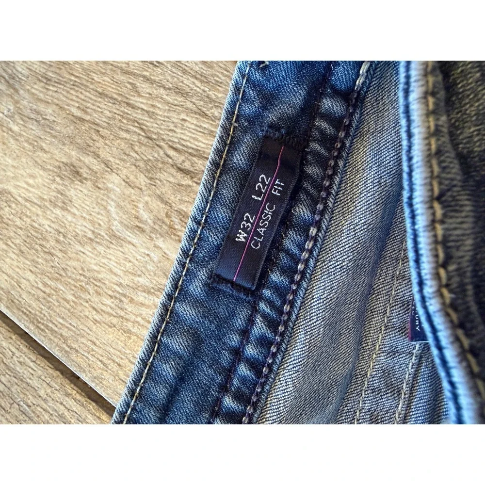 Vigoss Denim Capri Jeans New York Capris Cropped W32 L22 Classic 32 x 22 Cropped - Picture 6 of 13